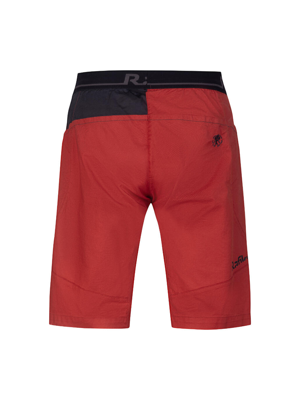 Pantaloncini da arrampicata da uomo in cotone performante RAFIKI rosso 2/6
