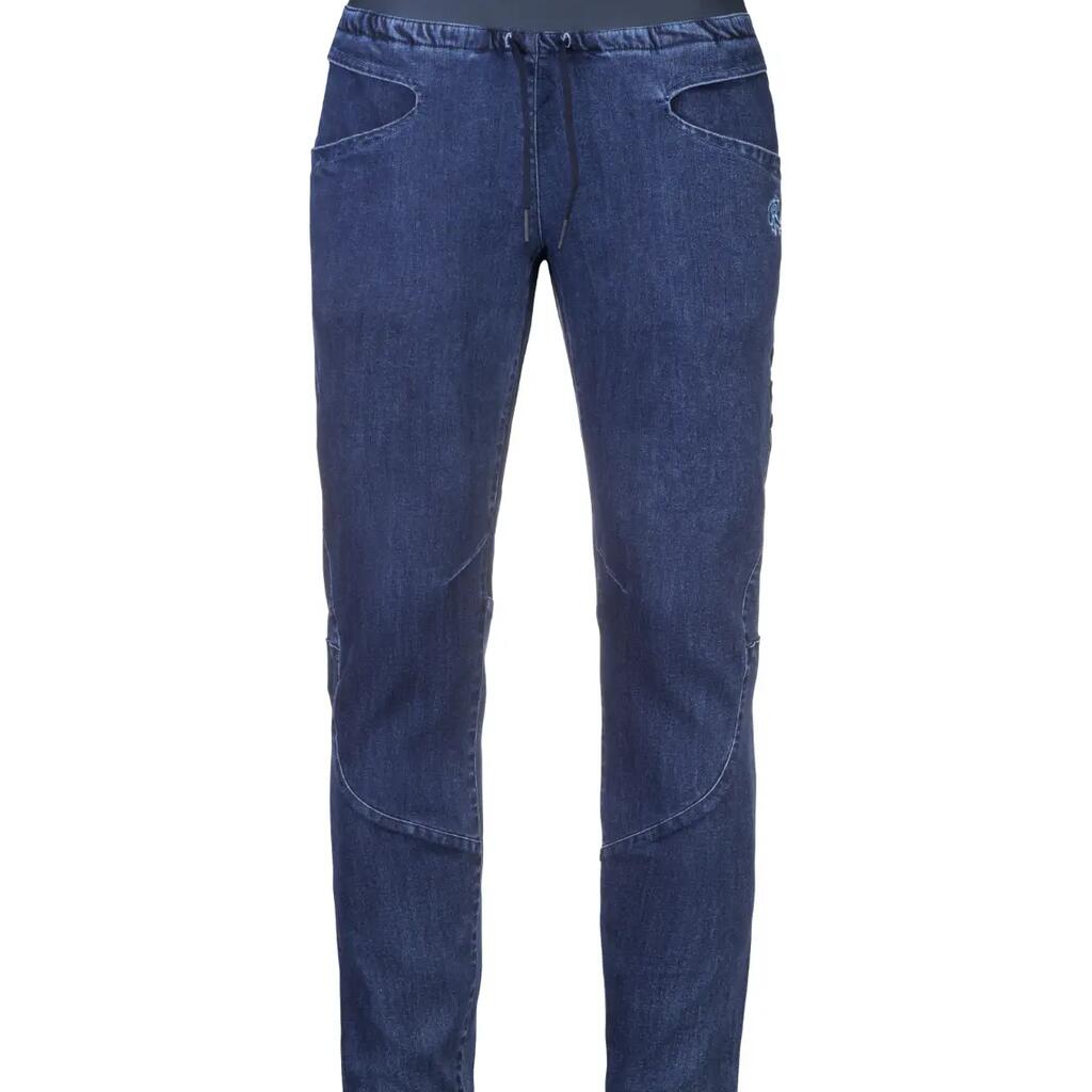 Women's casual elastic-waist climbing jeans RAFIKI dark blue