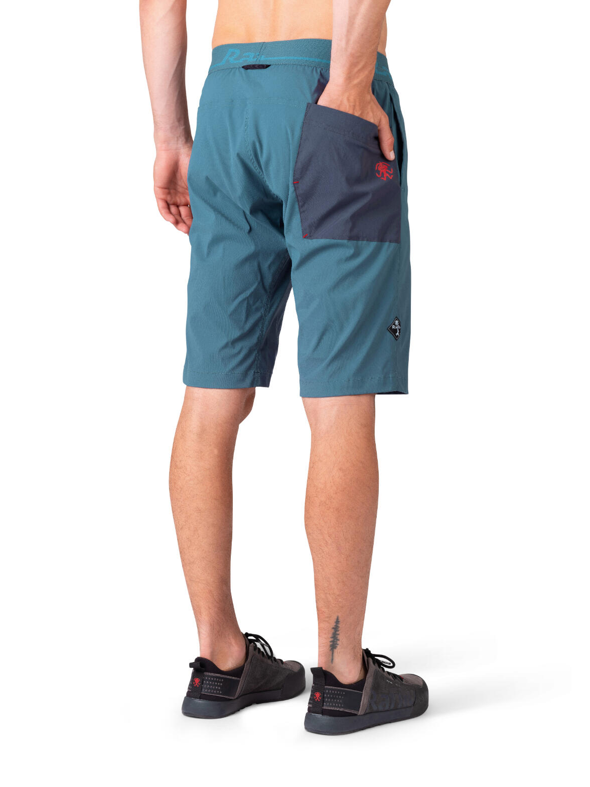 Calções multidesportos super leves para homem RAFIKI azul escuro 4/7