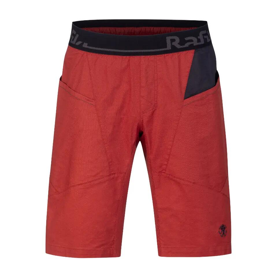 Men's cotton performance climbing shorts RAFIKI red