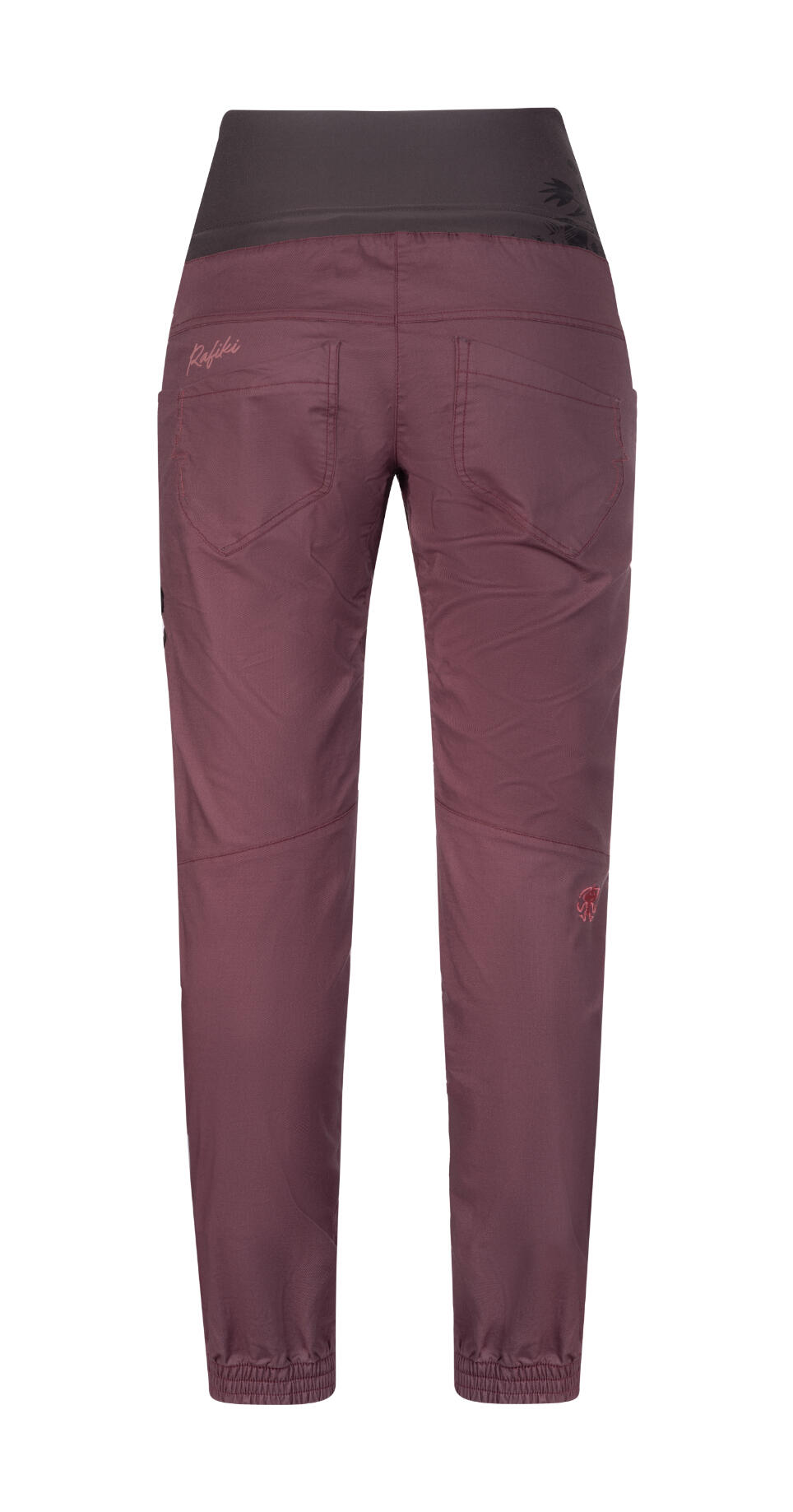 Pantalón de escalada transpirable para mujer con cintura ajustable RAFIKI morado 2/6