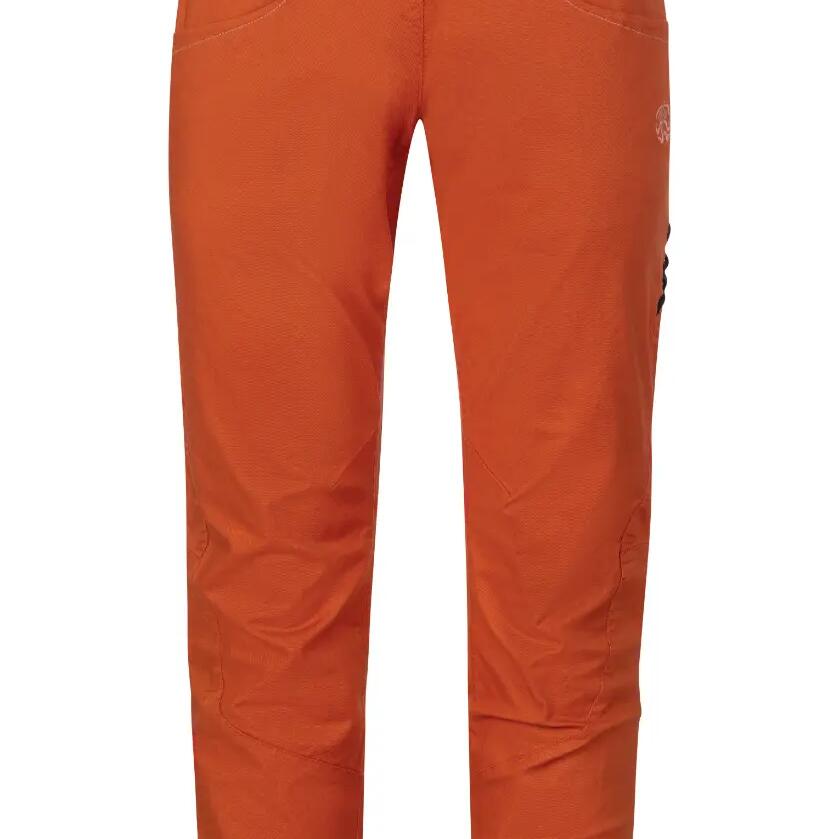 Women's breathable climbing trousers with adjustable waist RAFIKI orange