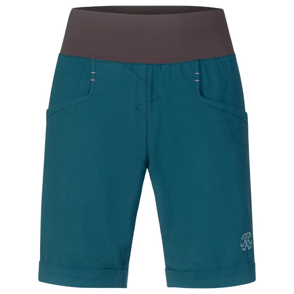 Women's lightweight cotton sports shorts RAFIKI blue