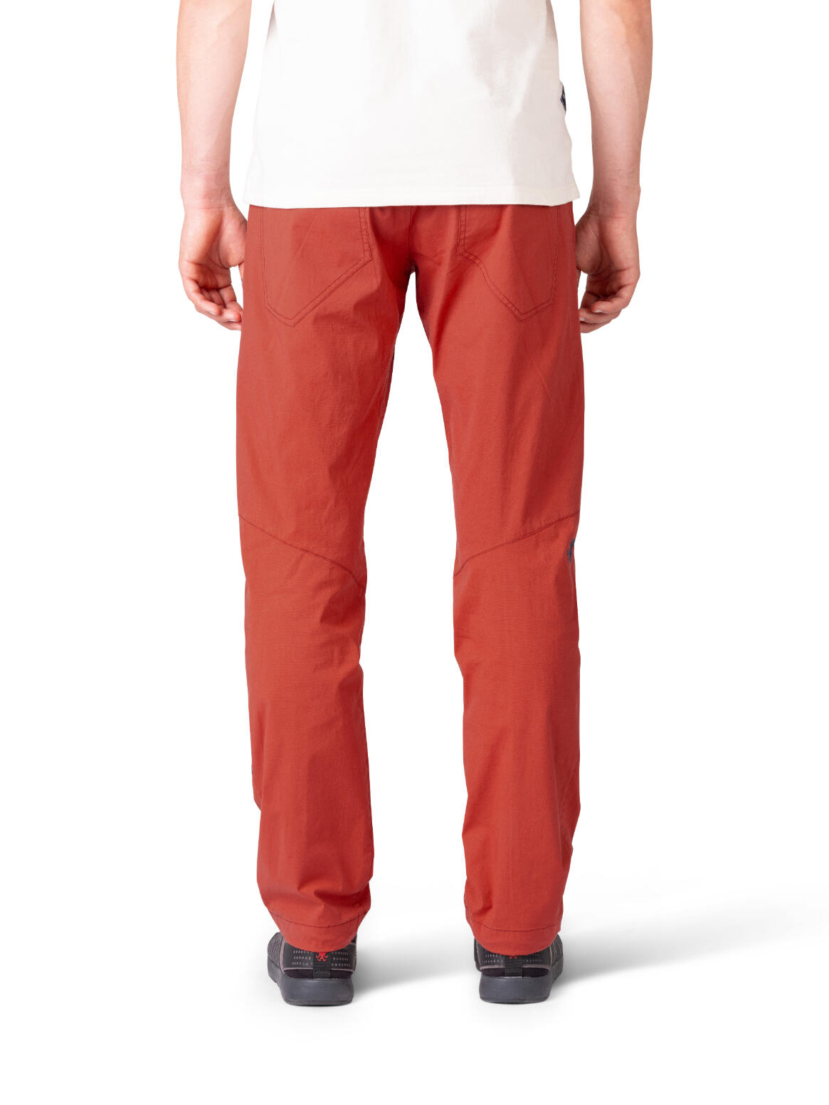 Herren-Kletterhose aus ultraleichter Baumwolle RAFIKI rot 7/7