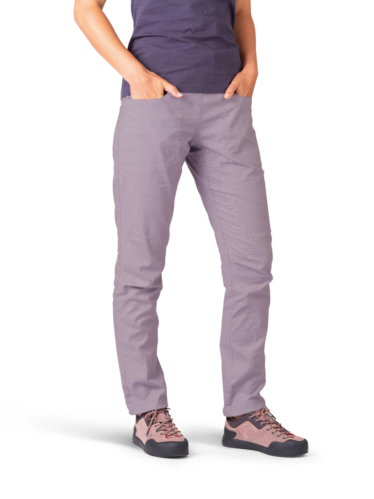 Pantalon en lin pour femme, idéal pour l'escalade et tous les jours RAFIKI rose 3/7