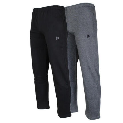 Lot de 2 pantalons de jogging Wess, coupe droite et taille élastique