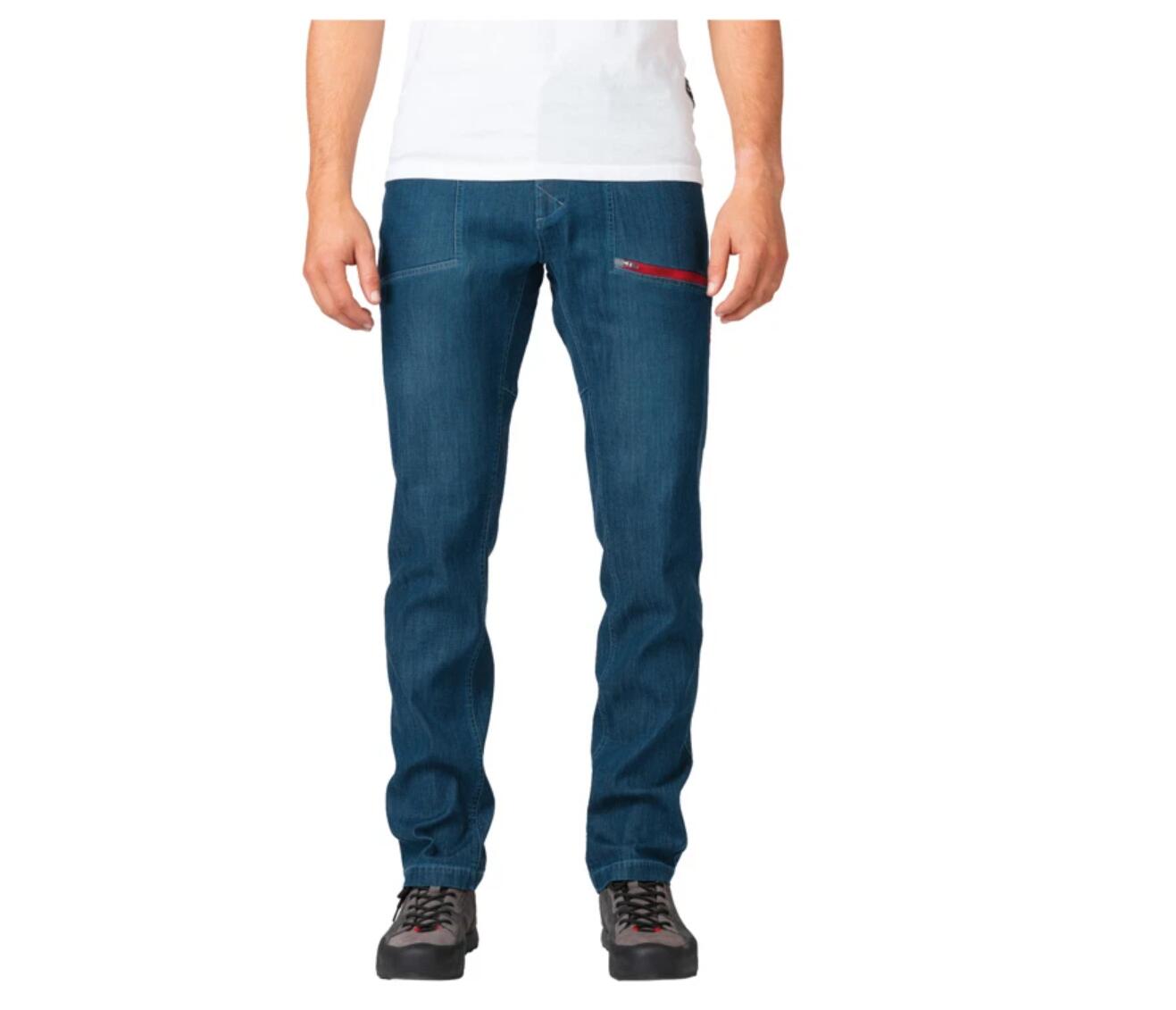 Strapazierfähige, vielseitige Kletterjeans für Herren RAFIKI dunkelblau 3/4