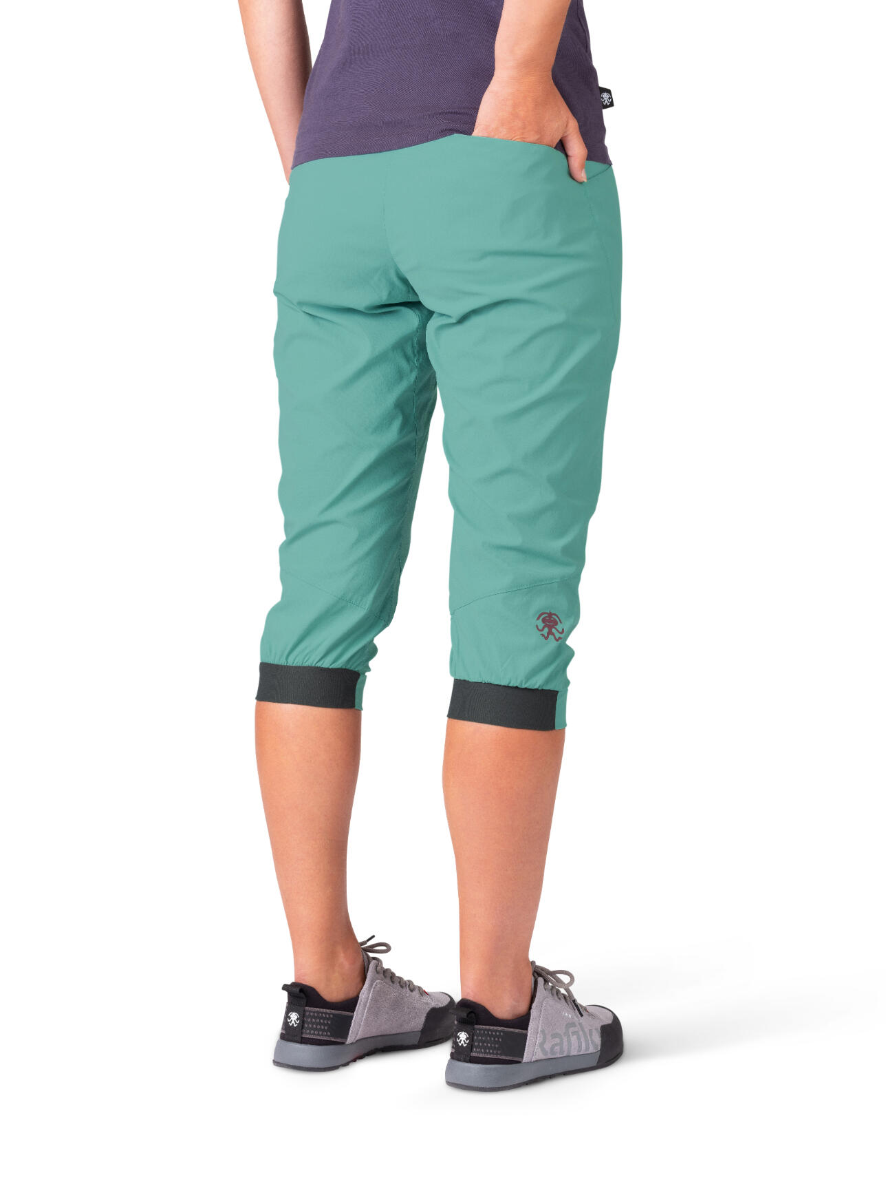 Pantalon capri multisport super léger pour femmes RAFIKI vert 4/7