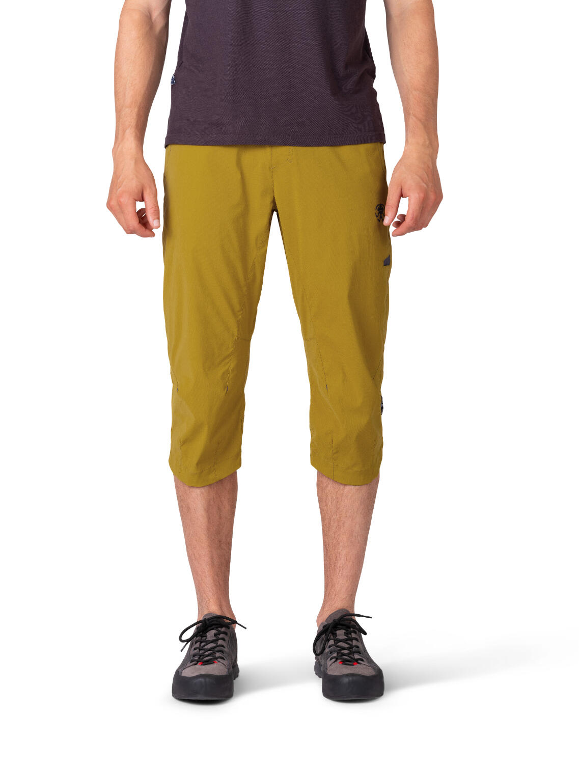 Herren superleichte Multisport 3/4 Hose RAFIKI gelb 5/7