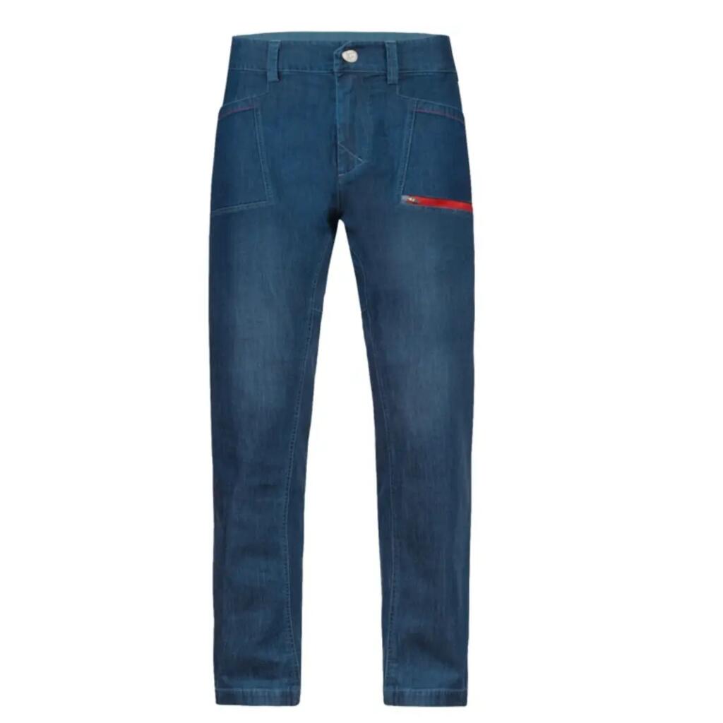 Men's durable versatile climbing jeans RAFIKI dark blue
