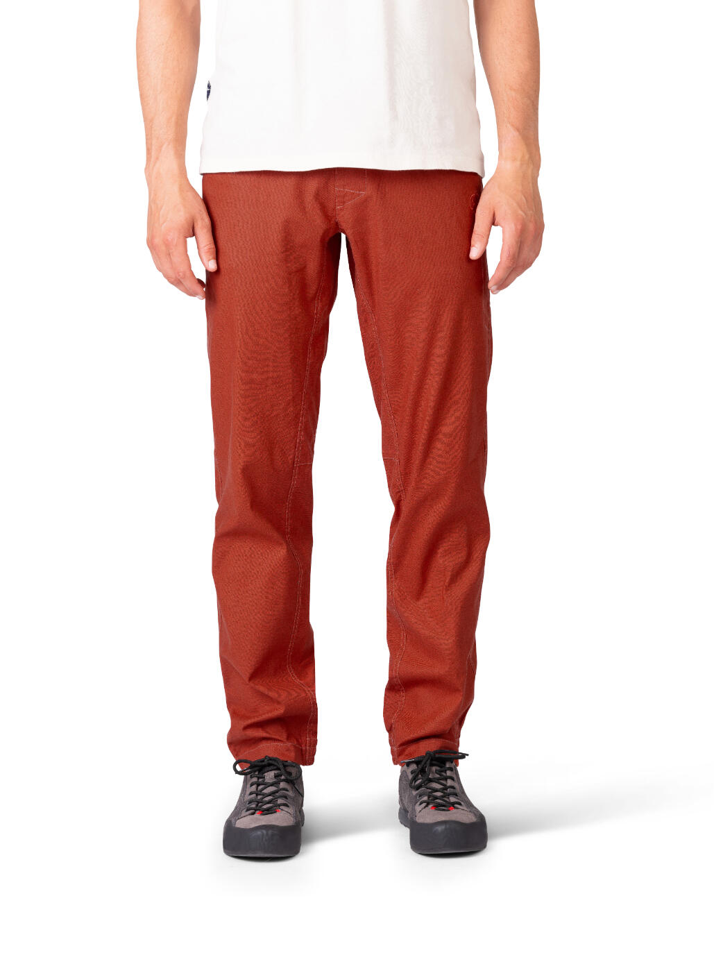 Herren-Leinenhose für den Sommer zum Klettern und für den Alltag RAFIKI orange 5/7