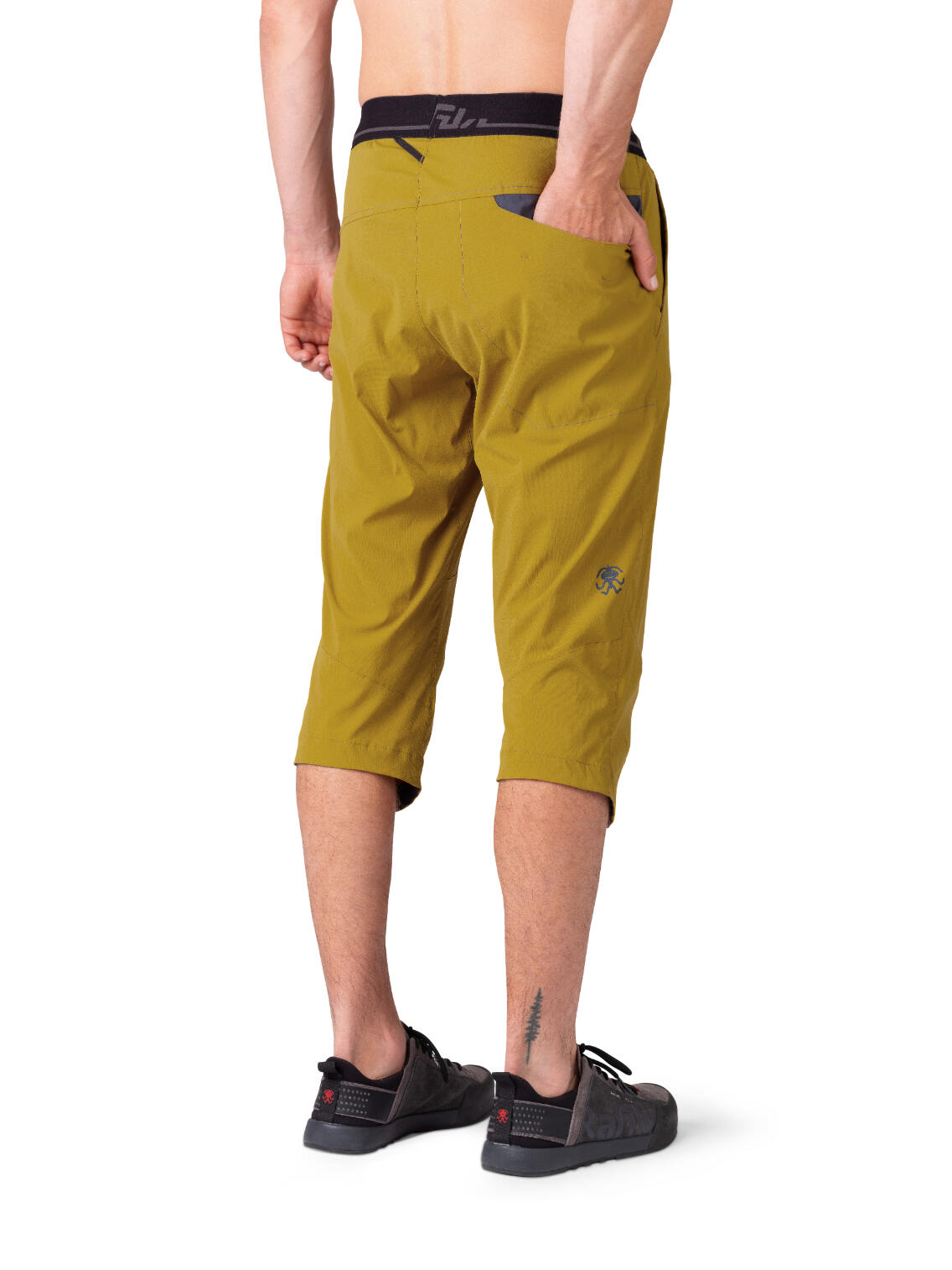 Herren superleichte Multisport 3/4 Hose RAFIKI gelb 4/7