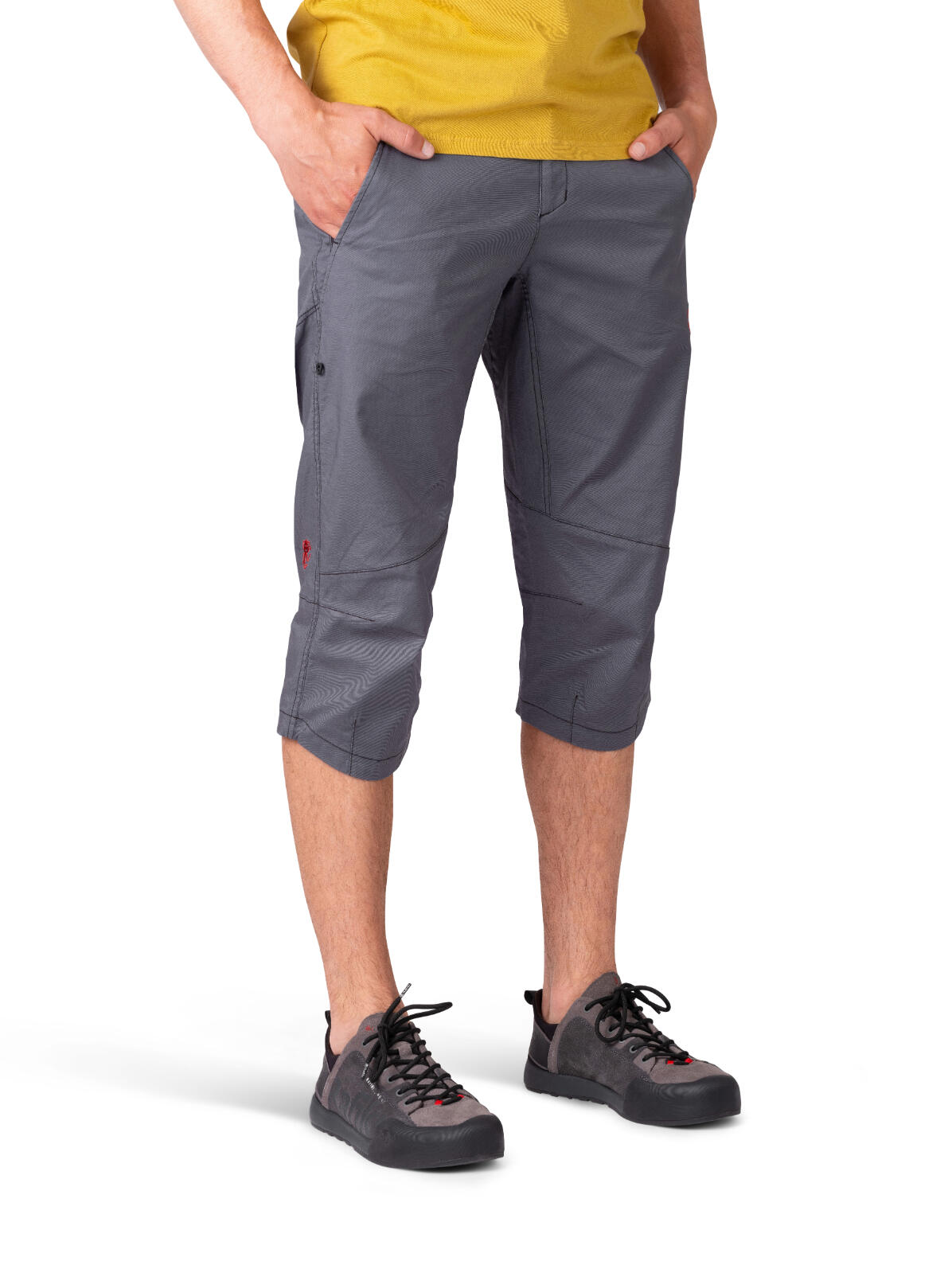 Pantalon d'escalade 3/4 pour homme avec fermeture velcro RAFIKI bleu foncé 3/7