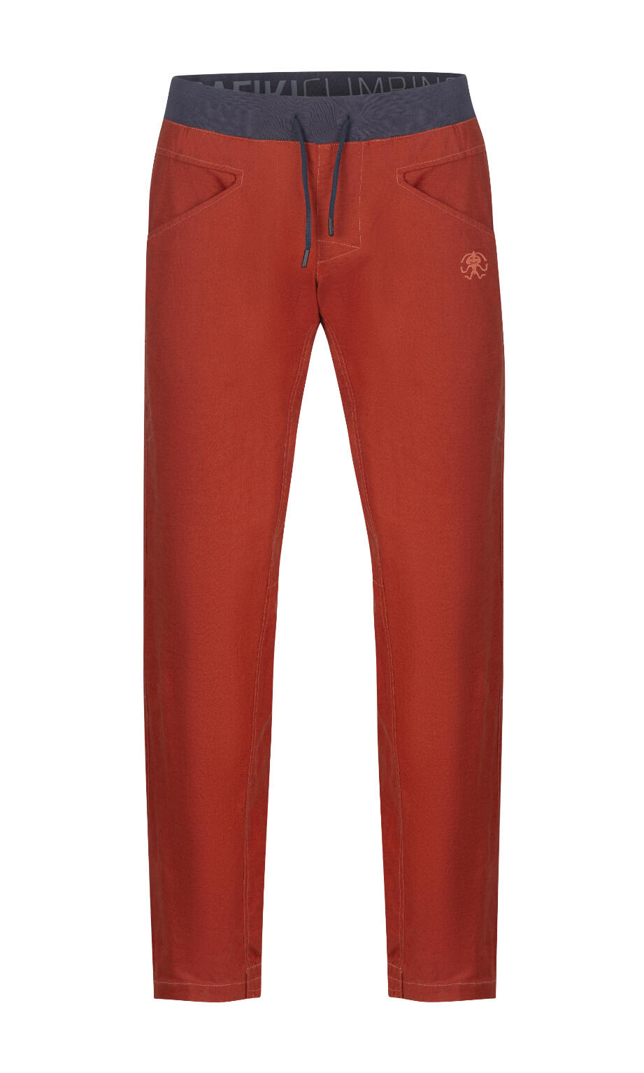 Herren-Leinenhose für den Sommer zum Klettern und für den Alltag RAFIKI orange 1/7