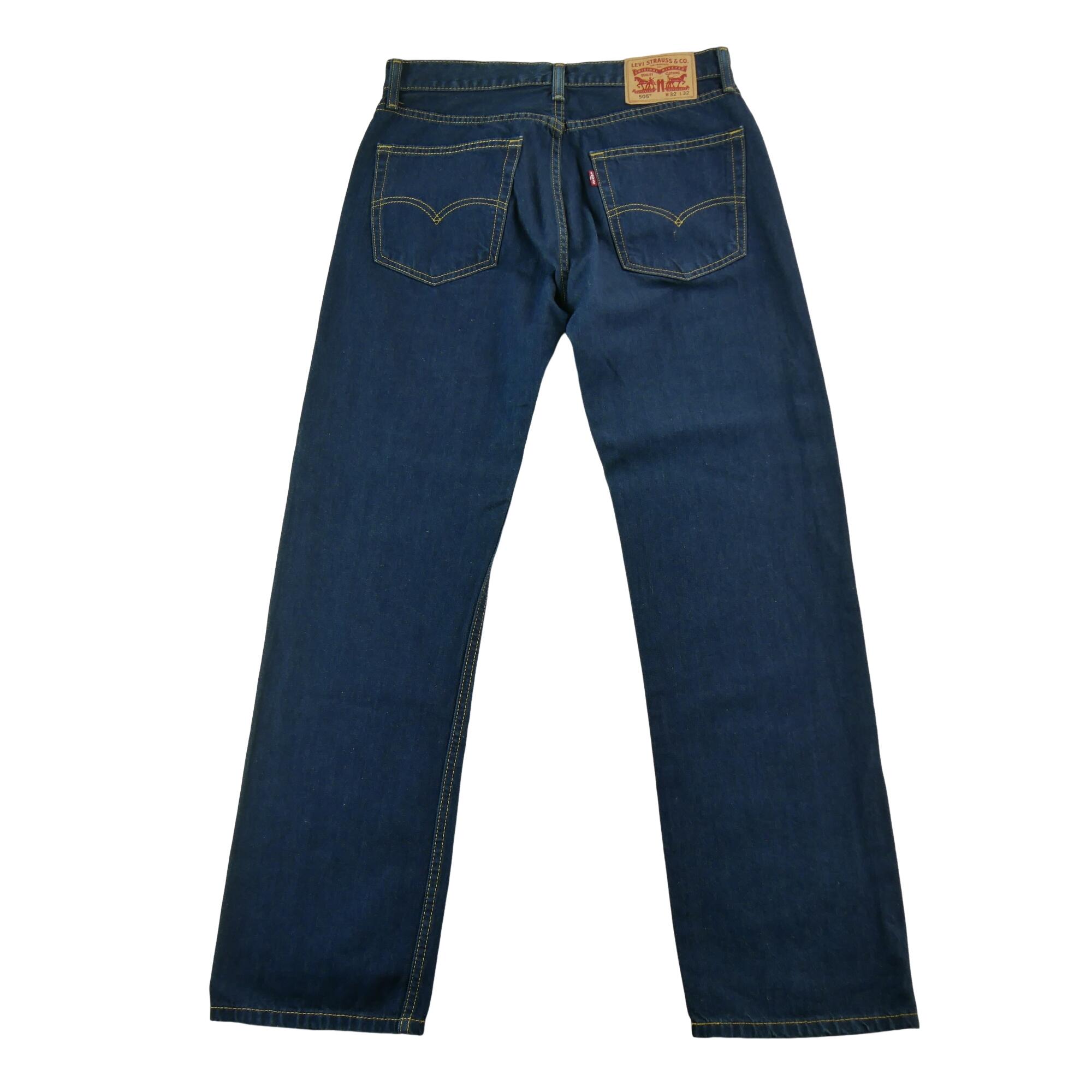 Seconde vie - Jean Homme Levis 505 Regular Fit Bleu - Excellent 2/7