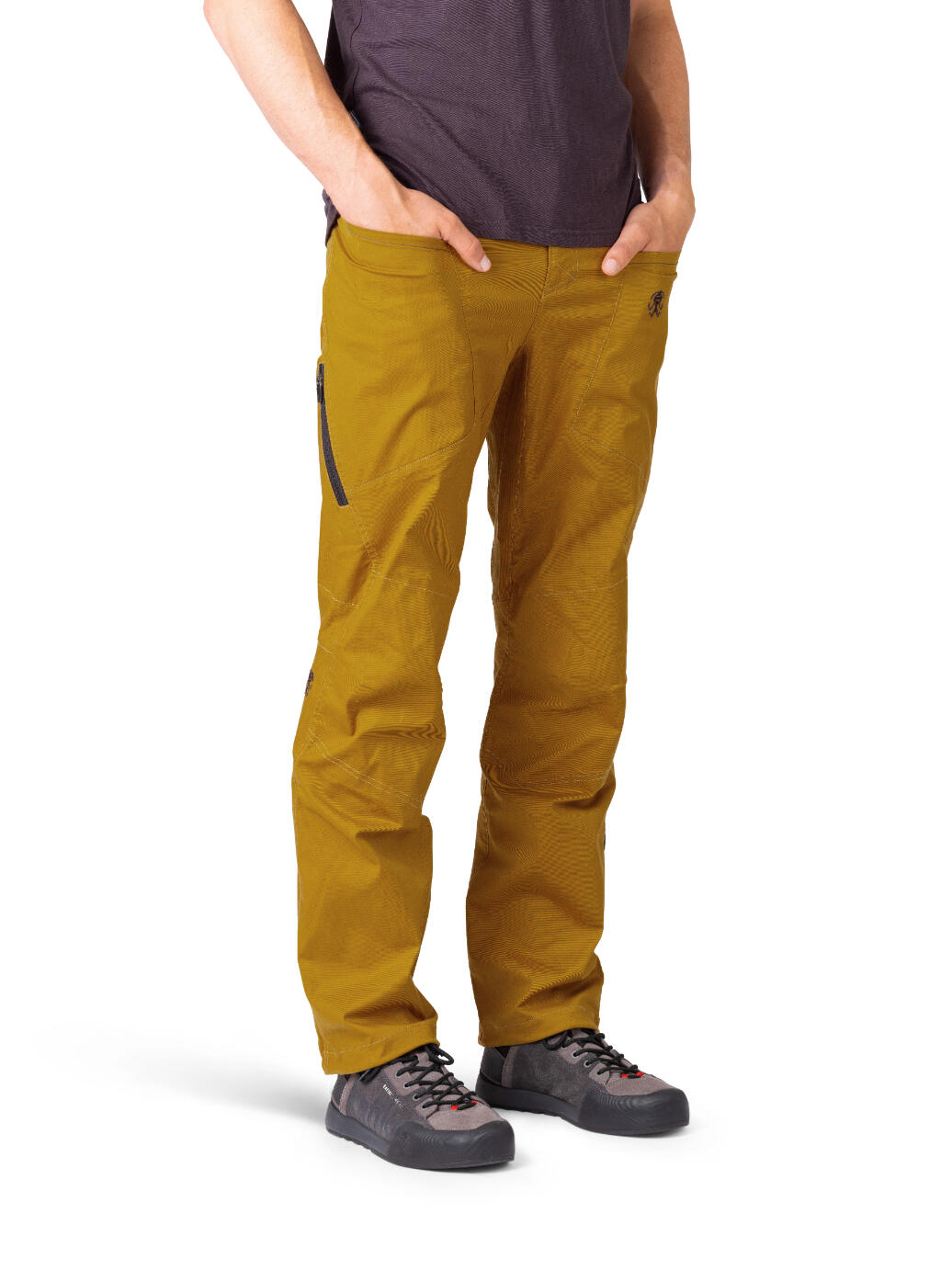 Herren Funktions-Stretch-Kletterhose RAFIKI gelb 3/7