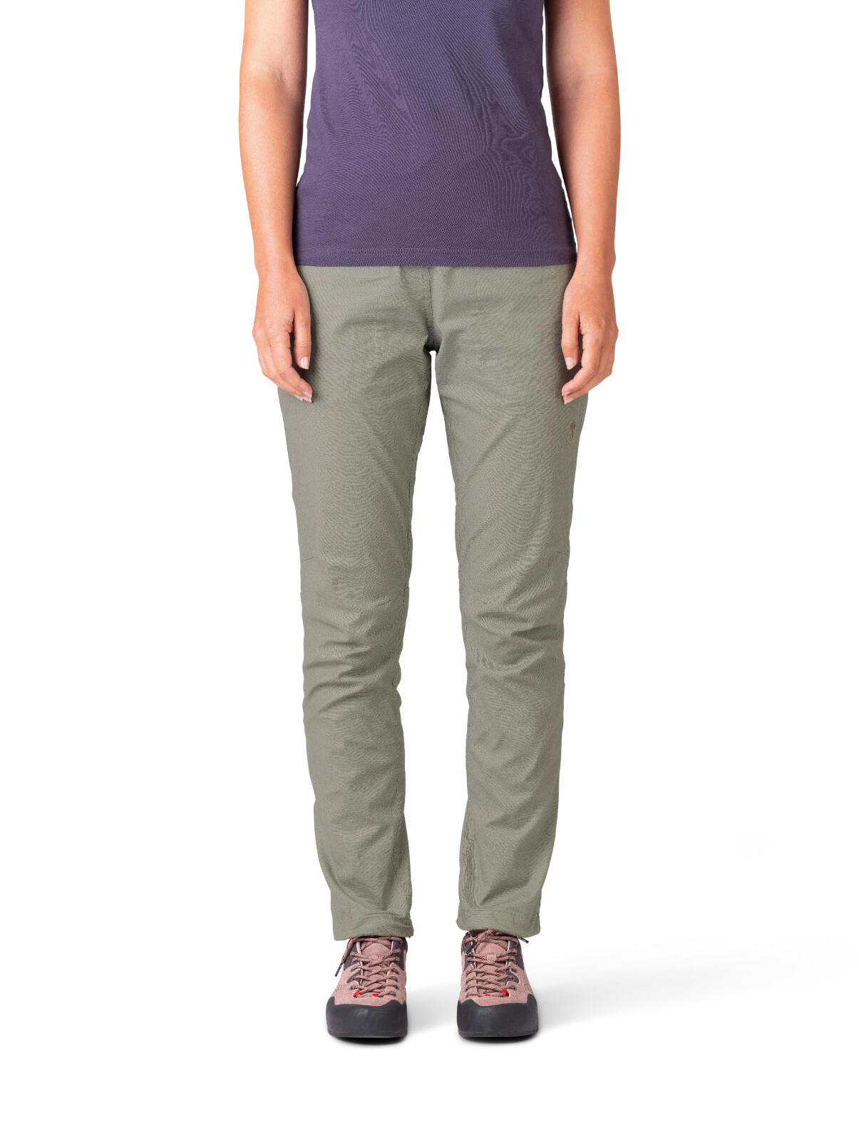 Leinenhose für Damen, ideal zum Klettern und für den Alltag RAFIKI grün 5/7