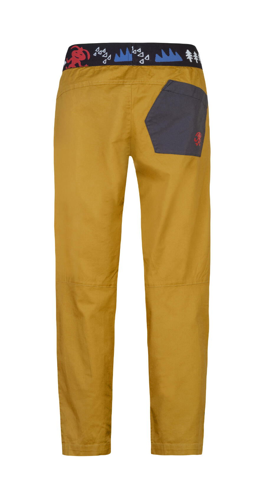Pantalones de algodón ligeros de exterior para niños RAFIKI amarillo 2/2