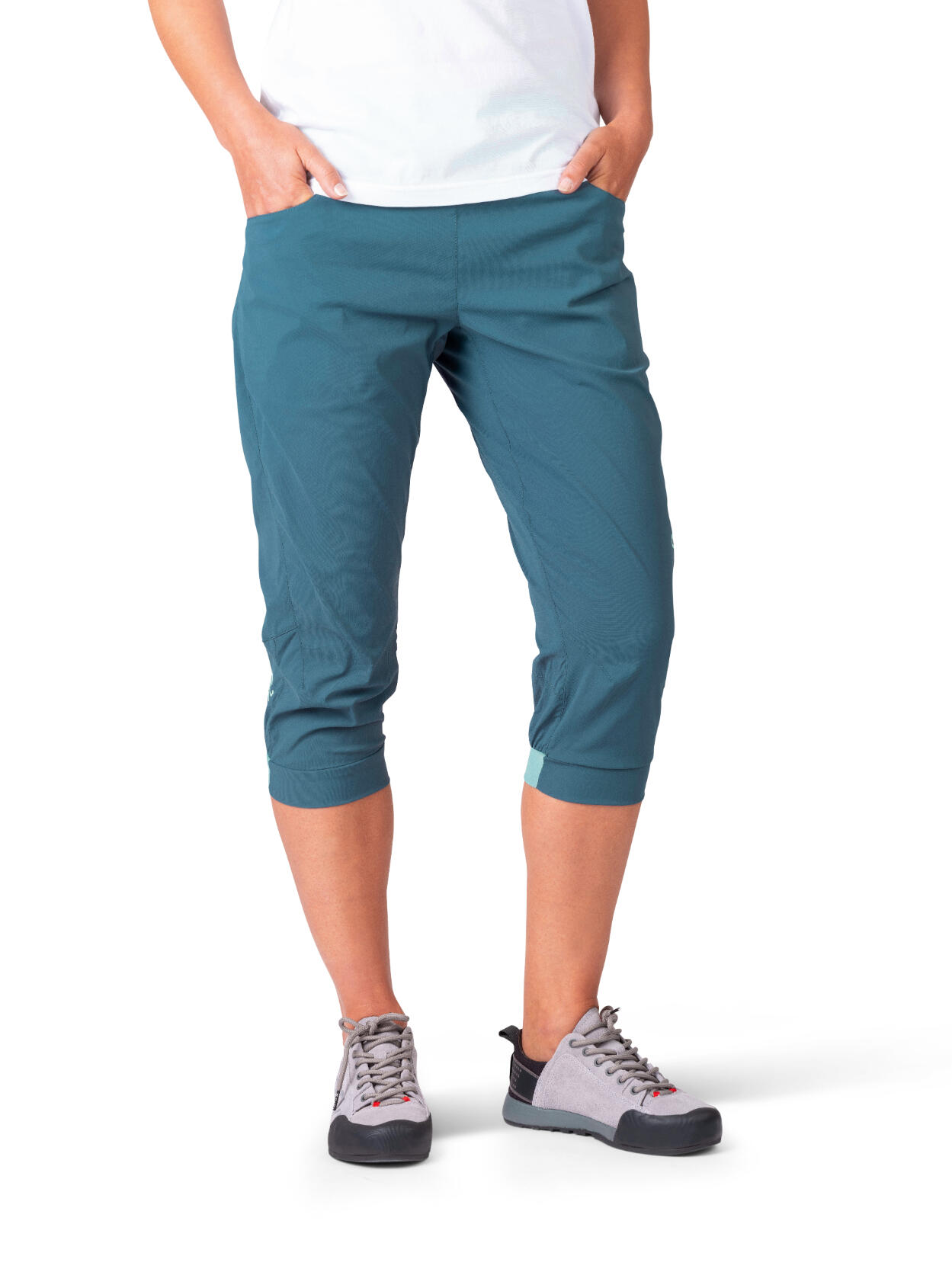 Pantalón capri superligero multideporte para mujer RAFIKI azul oscuro 3/7
