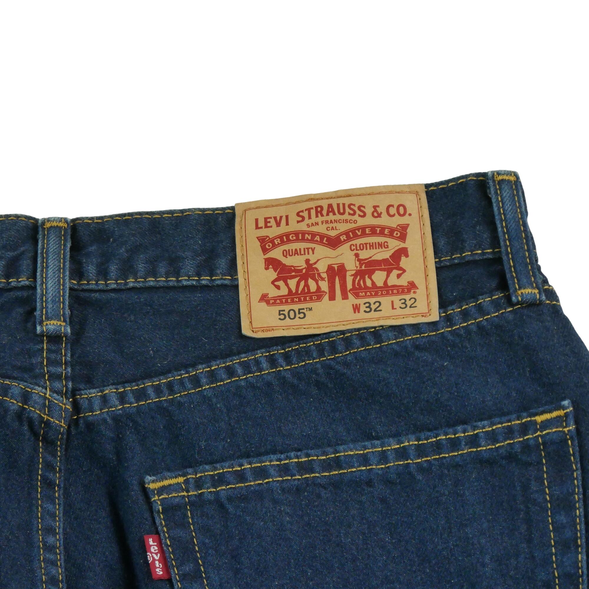 Seconde vie - Jean Homme Levis 505 Regular Fit Bleu - Excellent 7/7