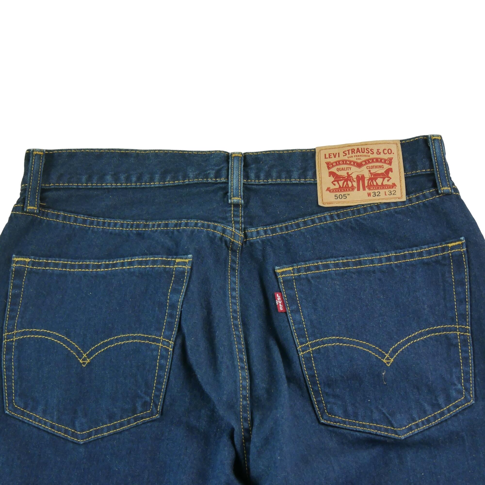 Seconde vie - Jean Homme Levis 505 Regular Fit Bleu - Excellent 4/7