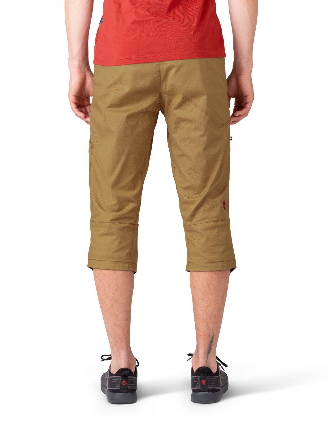 Herren 3/4 Kletterhose mit Klettverschluss RAFIKI braun 7/7