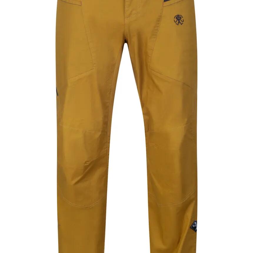 Men's functional stretch climbing trousers RAFIKI yellow