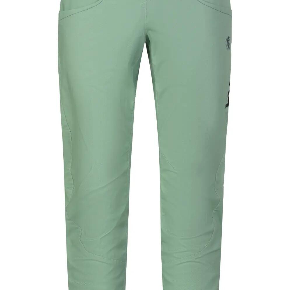 Women's breathable climbing trousers with adjustable waist RAFIKI green