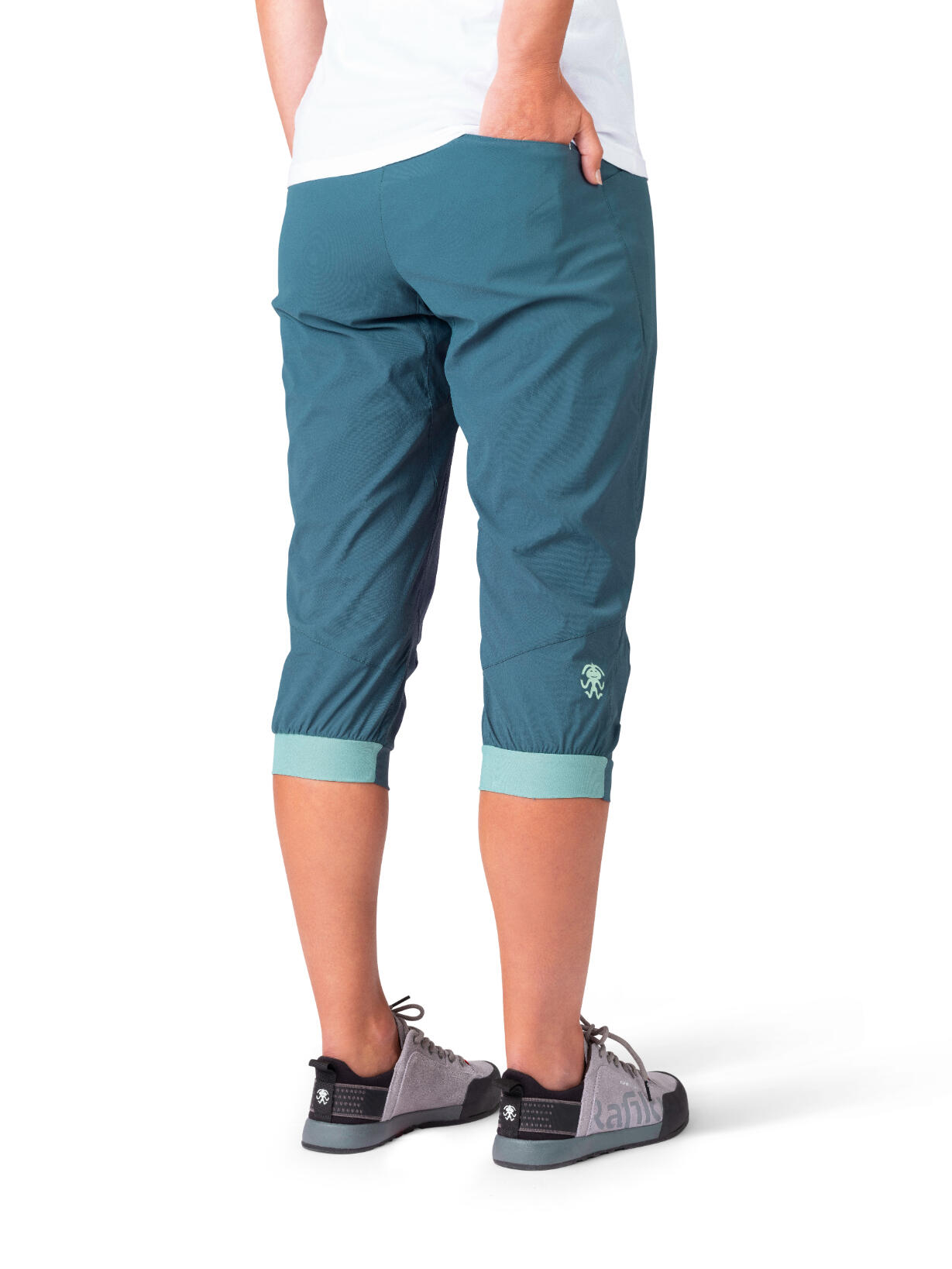 Pantalón capri superligero multideporte para mujer RAFIKI azul oscuro 4/7