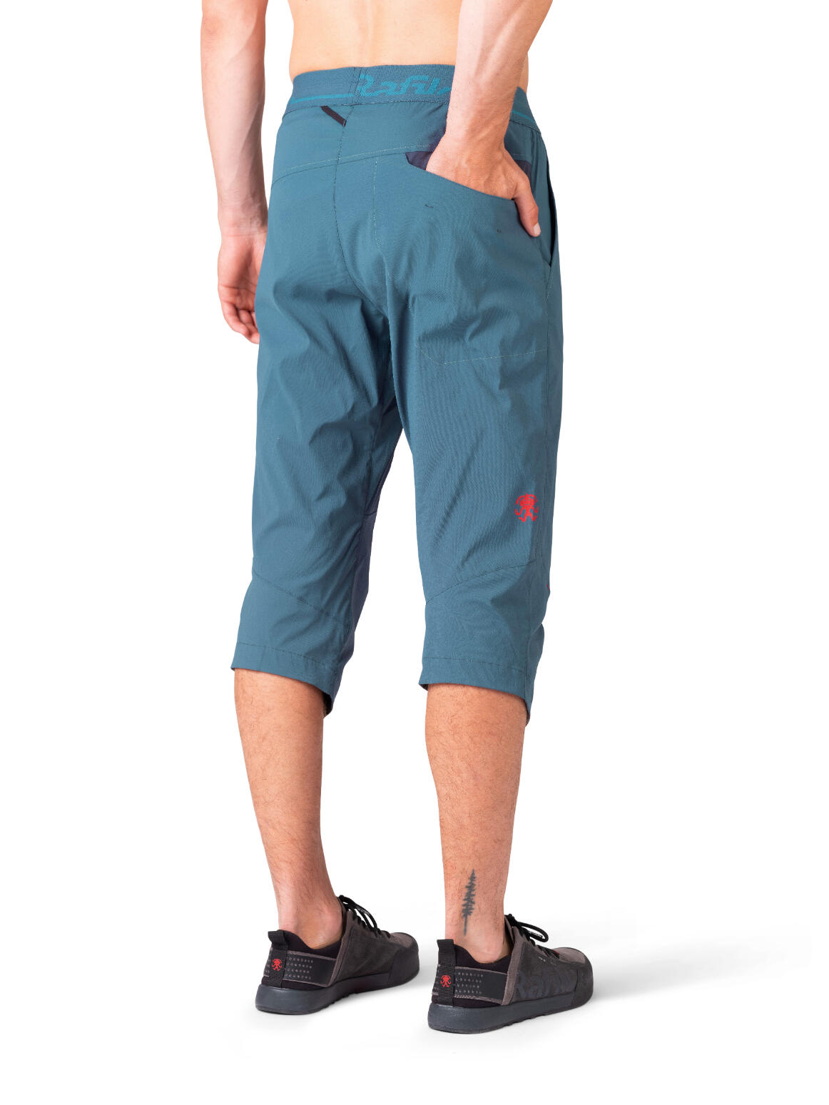 Pantalon 3/4 multisport super léger pour hommes RAFIKI bleu foncé 4/7
