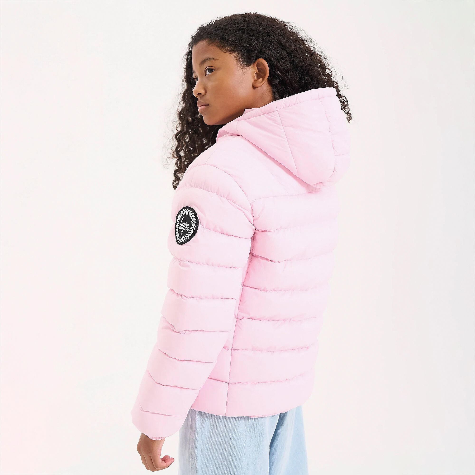 HYPE - Doudoune fille rose capuche matelassée chaude manteau hiver 4/5
