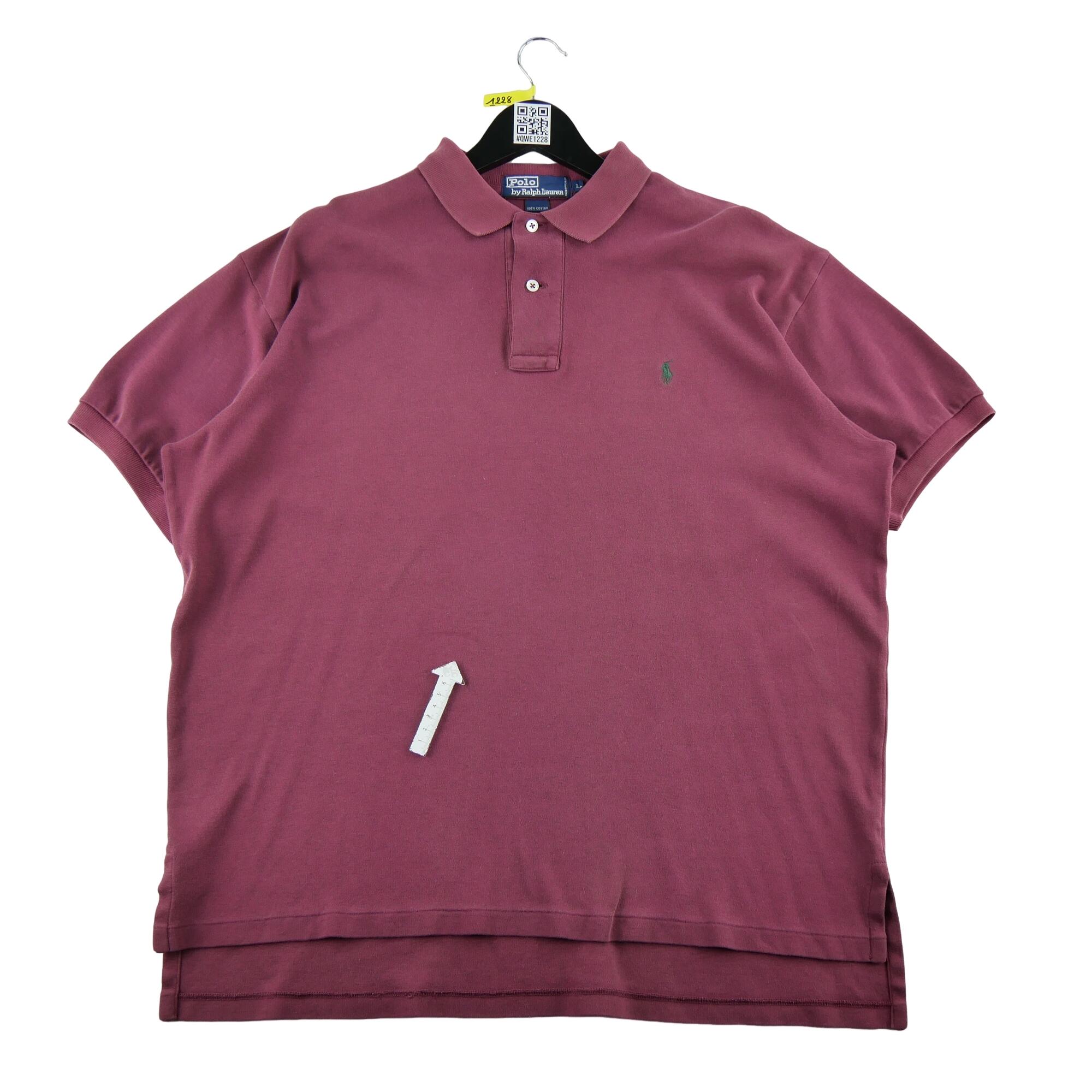 Second hand - Polo uomo maniche corte Bordeaux Polo Ralph Lauren - Stato buono 3/7