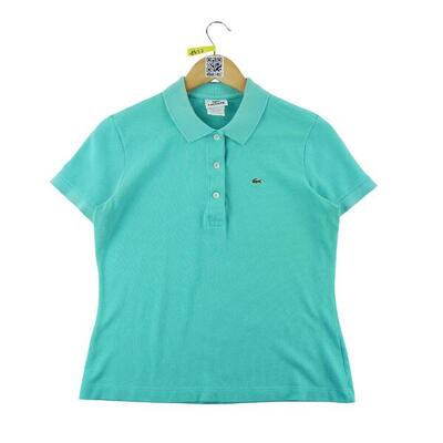 Tweedehands - polo korte mouwen dames turquoise - goede staat