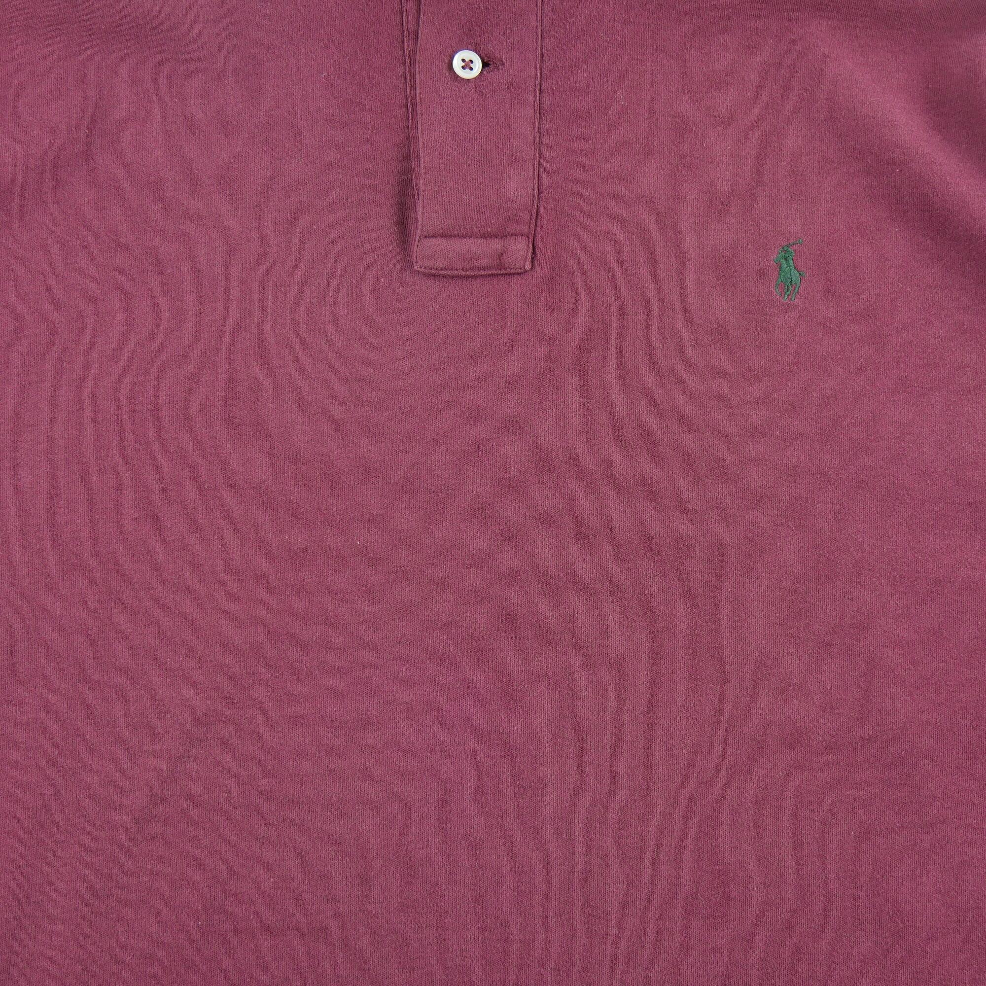 Second hand - Polo uomo maniche corte Bordeaux Polo Ralph Lauren - Stato buono 7/7