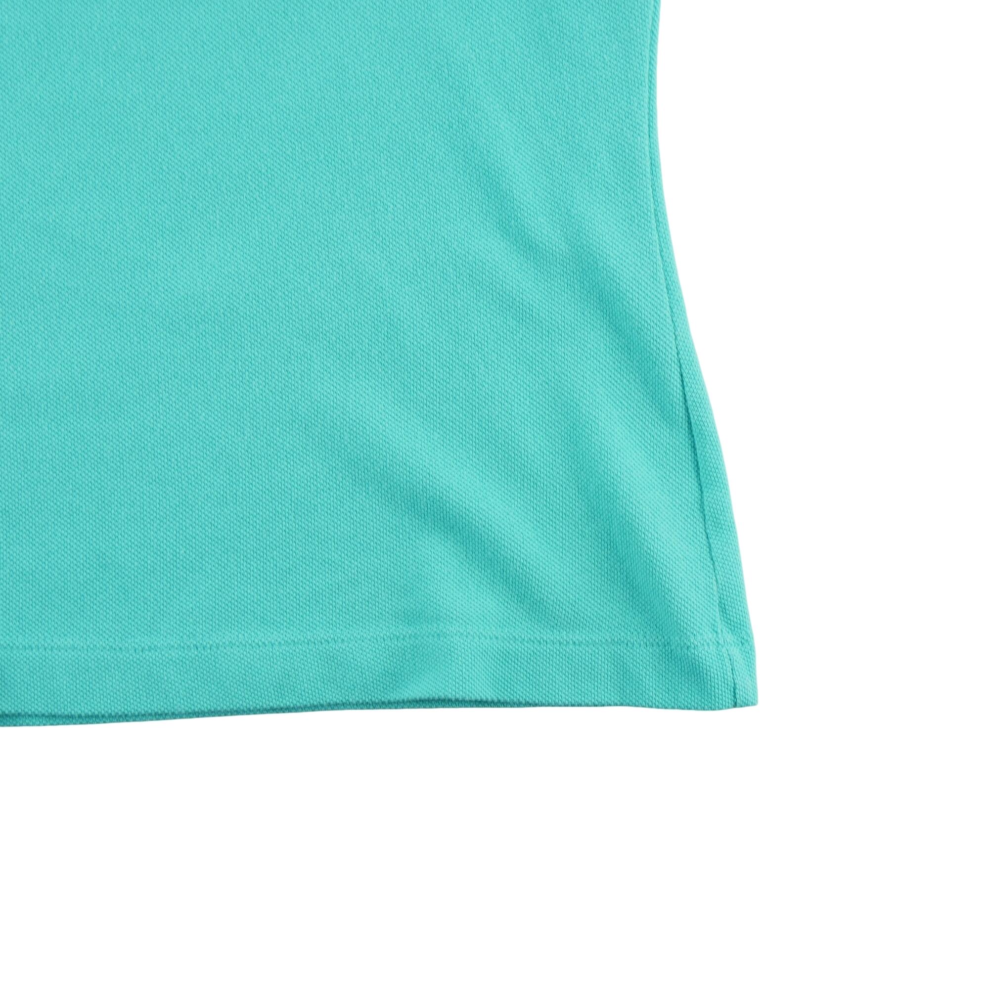 Refurbished - Lacoste Damen Kurzarm Poloshirt Türkis - In gutem Zustand 4/7