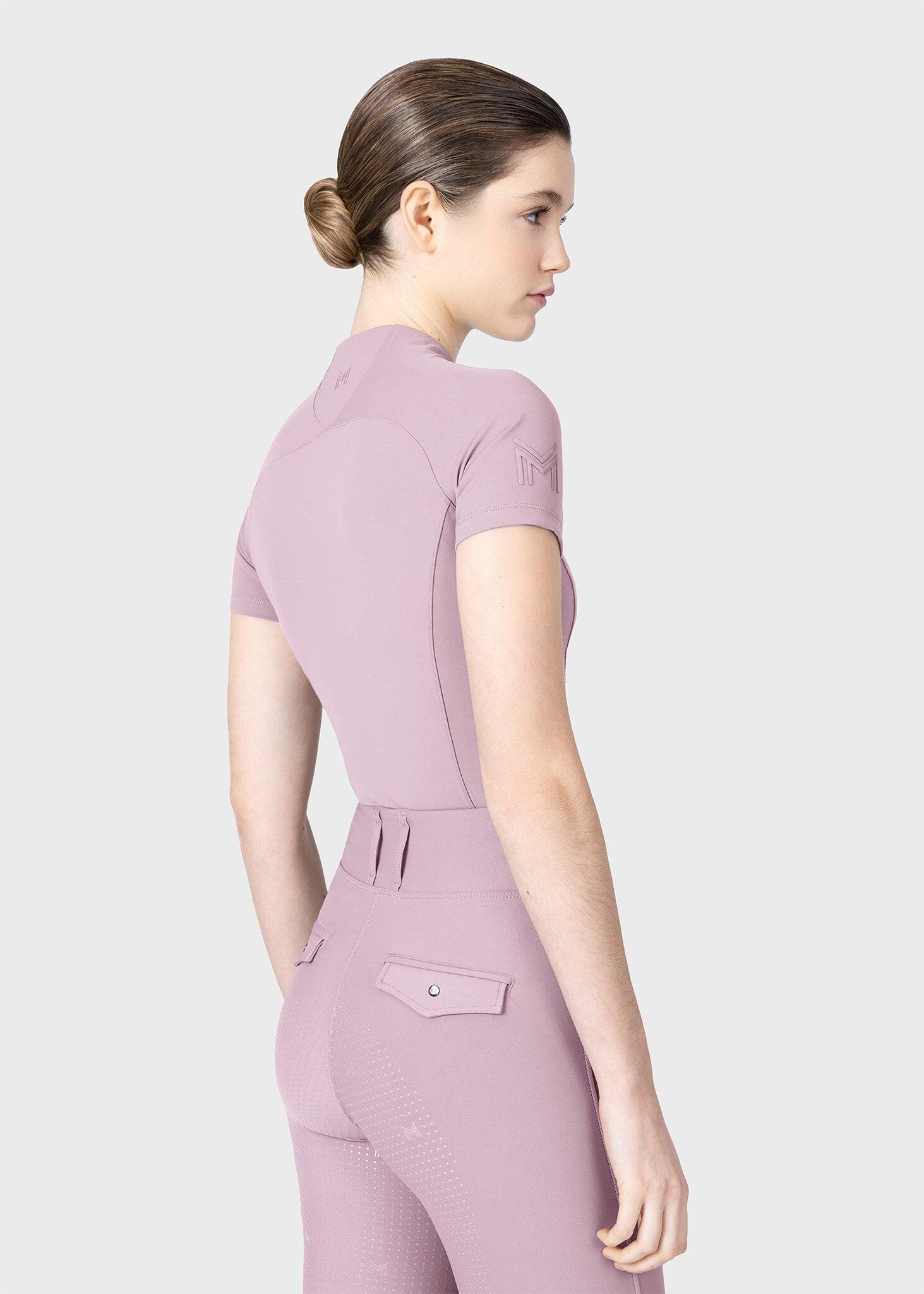 Camiseta Base Manga Corta Mujer Equitación Maximilian Origin Malva 7/7
