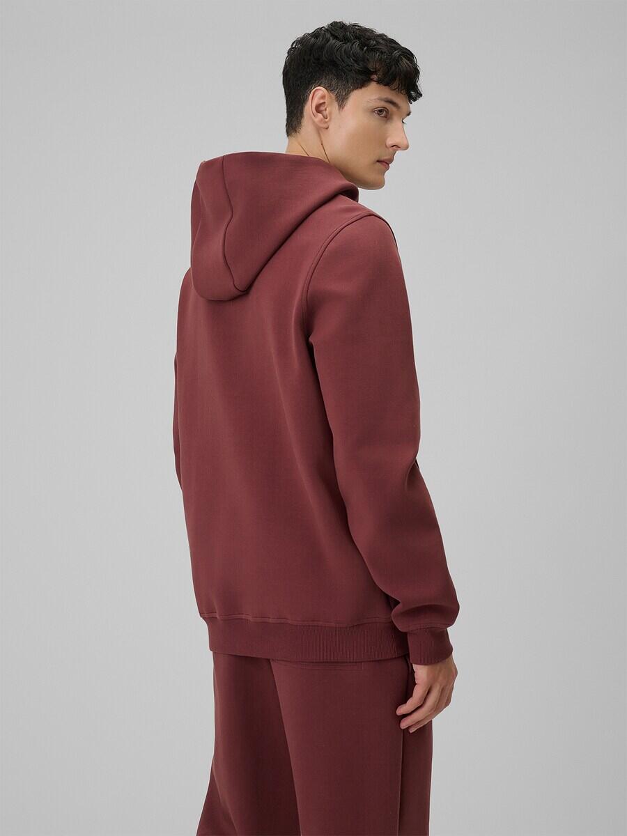 Bluza dresowa regular z kapturem męska 4F 4FRSS26TSWSM2793 2/7