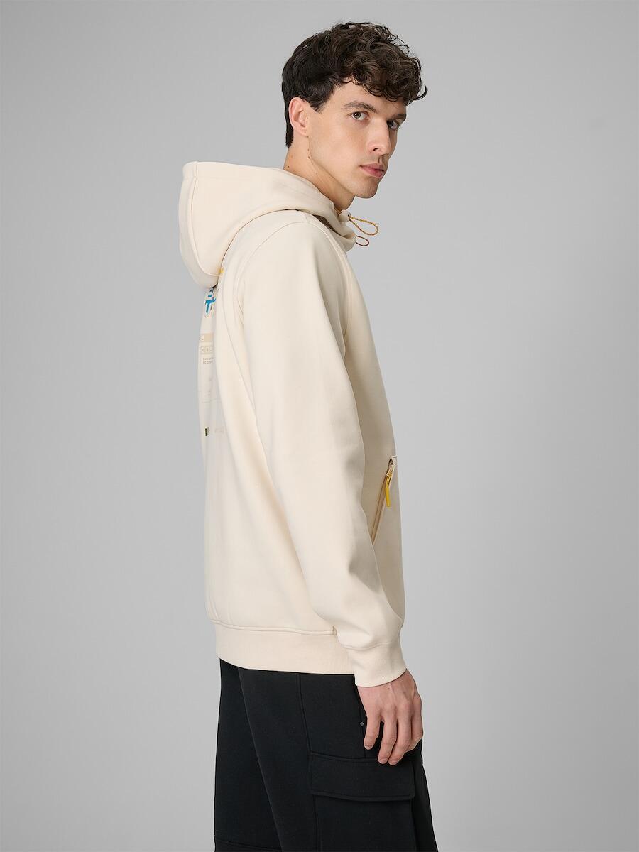 Bluza dresowa regular z kapturem męska 4F 4FRSS26TSWSM2894 4/7
