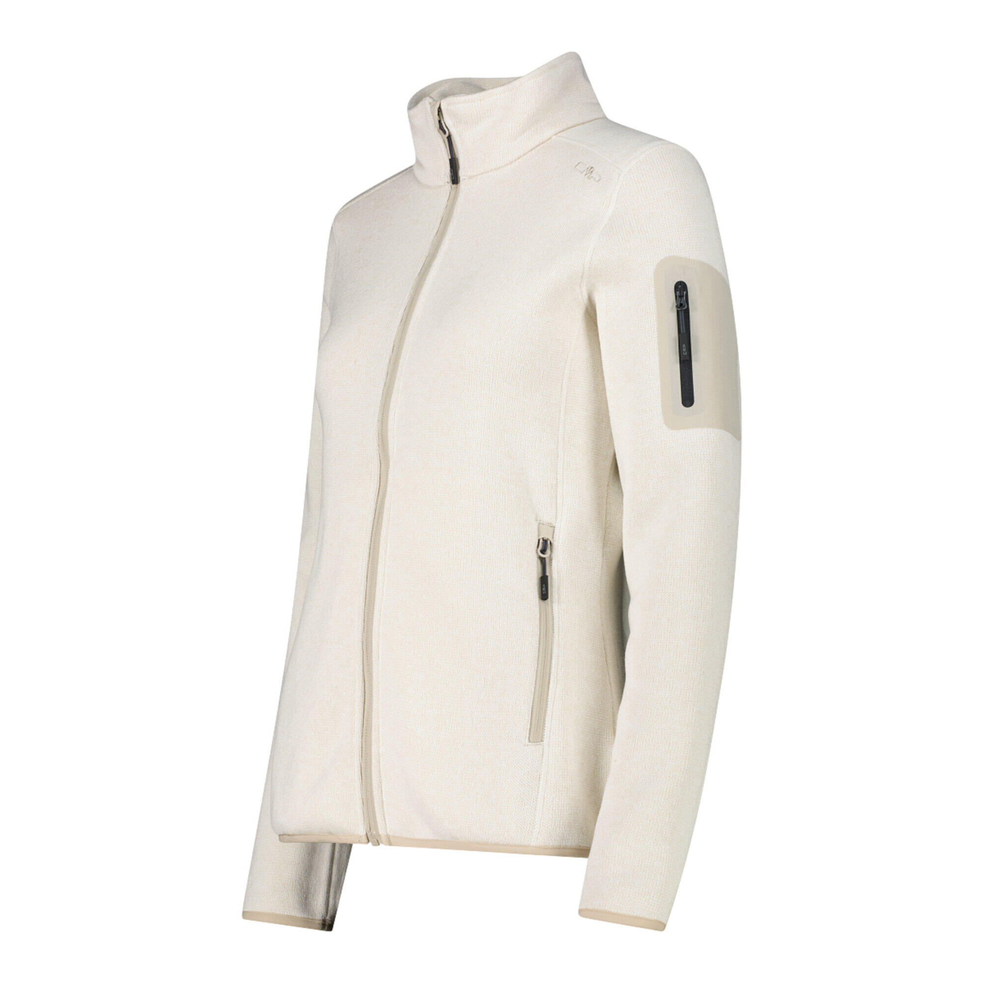 CMP Damen Jacke Knitted Melange Fleece Jacket 3H14746 3/3