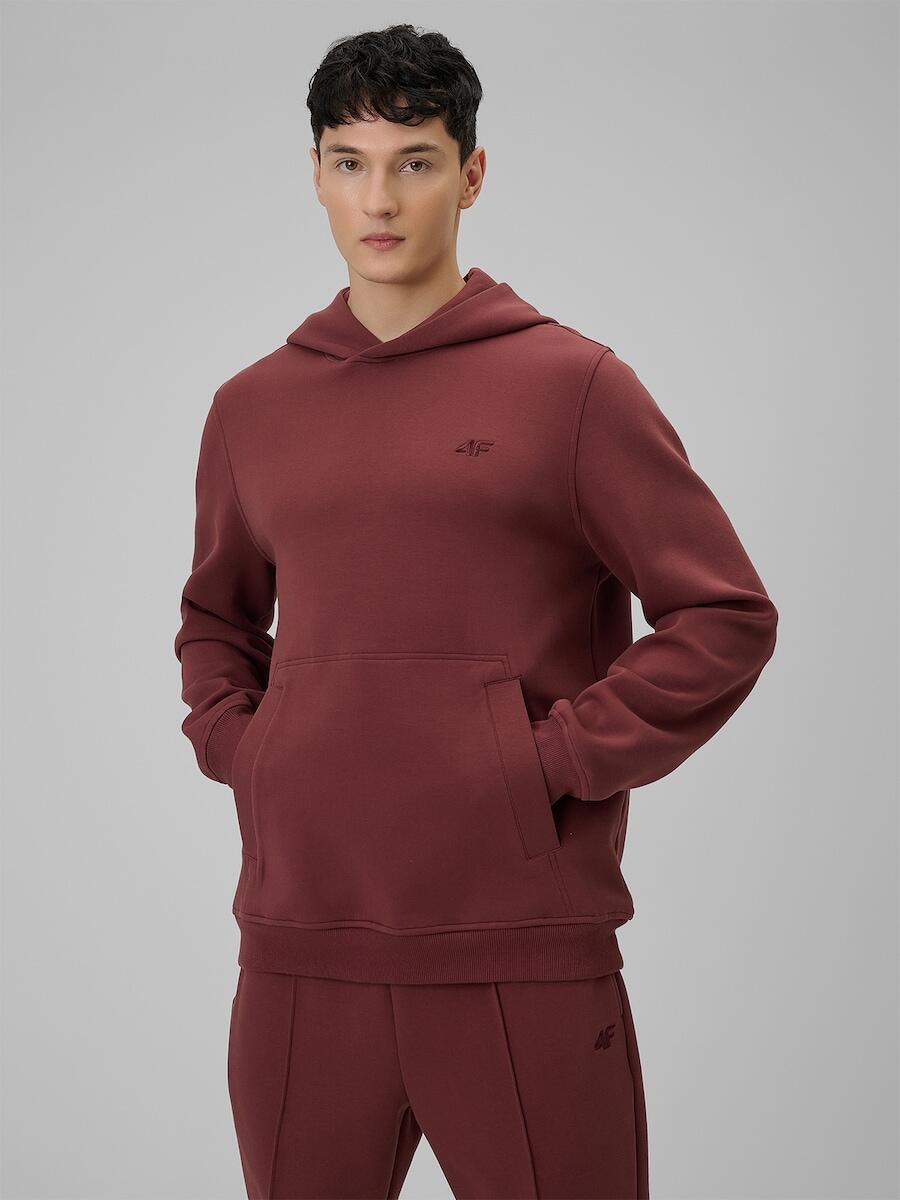 Bluza dresowa regular z kapturem męska 4F 4FRSS26TSWSM2793 6/7