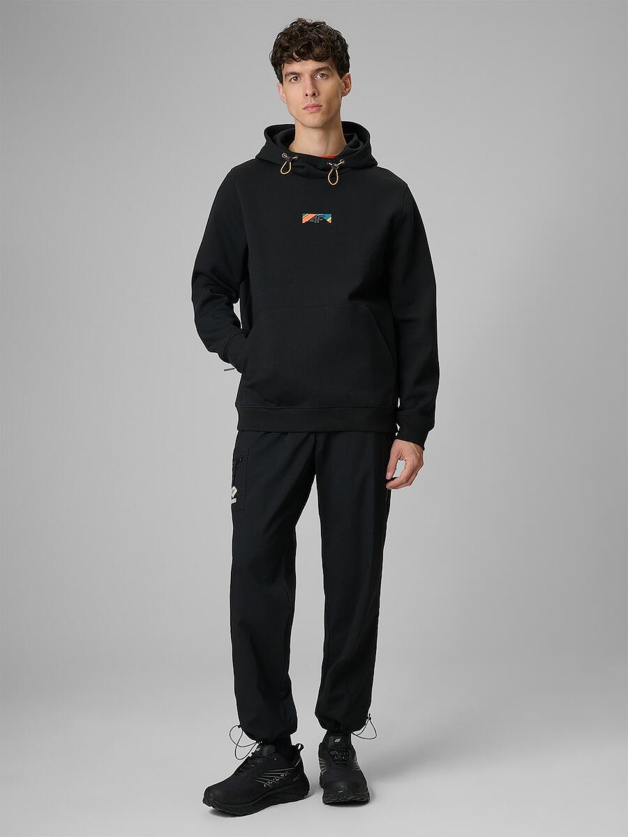 Bluza dresowa regular z kapturem męska 4F 4FRSS26TSWSM2894 3/7