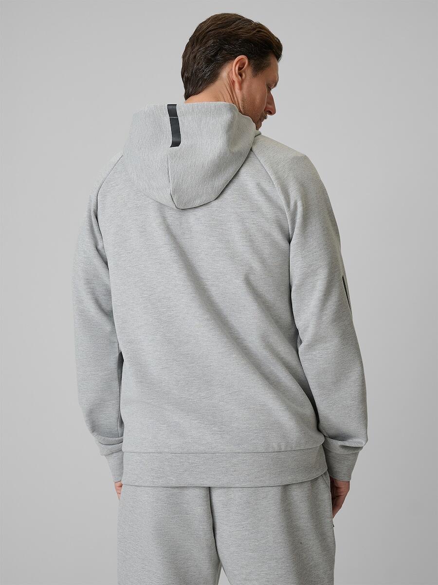 Bluza dresowa regular z kapturem męska 4F 4FRSS26TSWSM2974 2/7