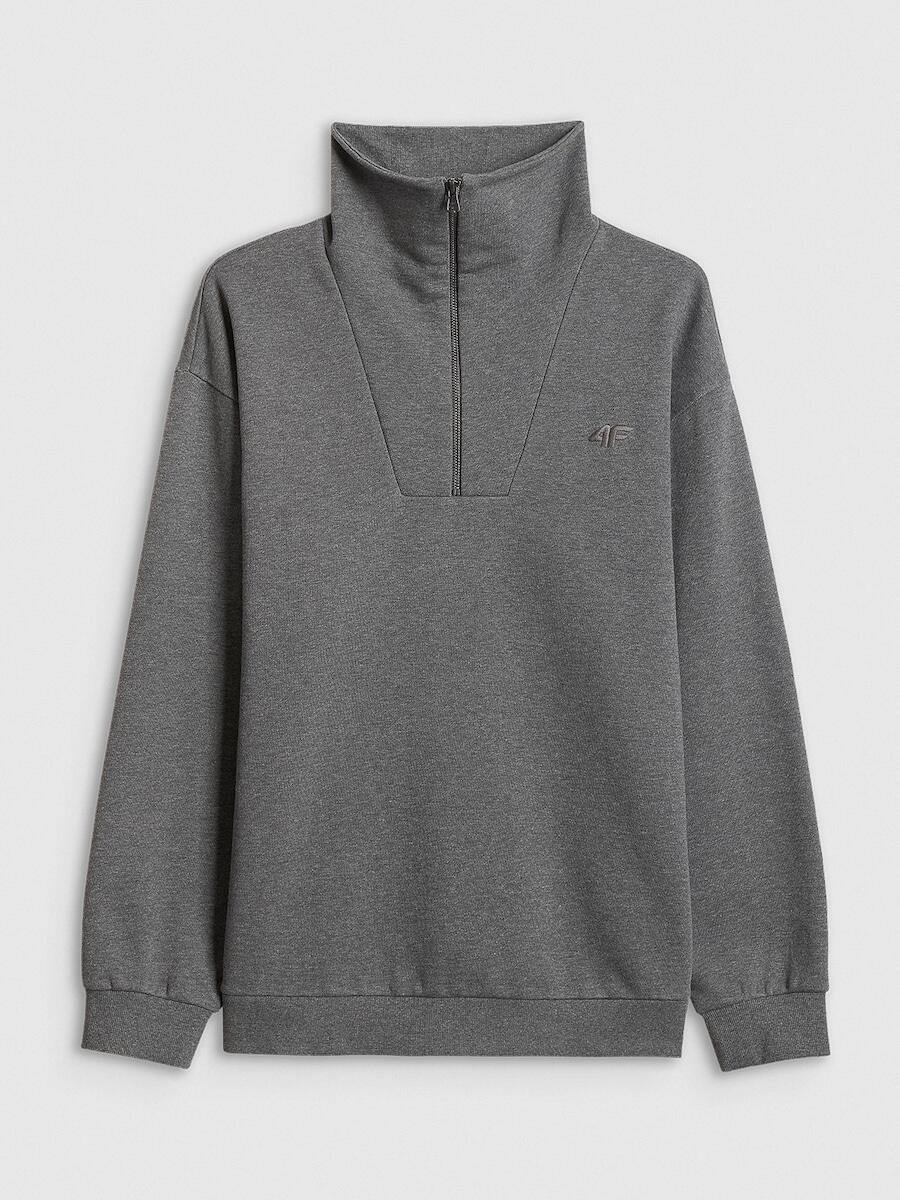 Bluza dresowa regular bez kaptura męska 4F 4FRSS26TSWSM2794 5/6