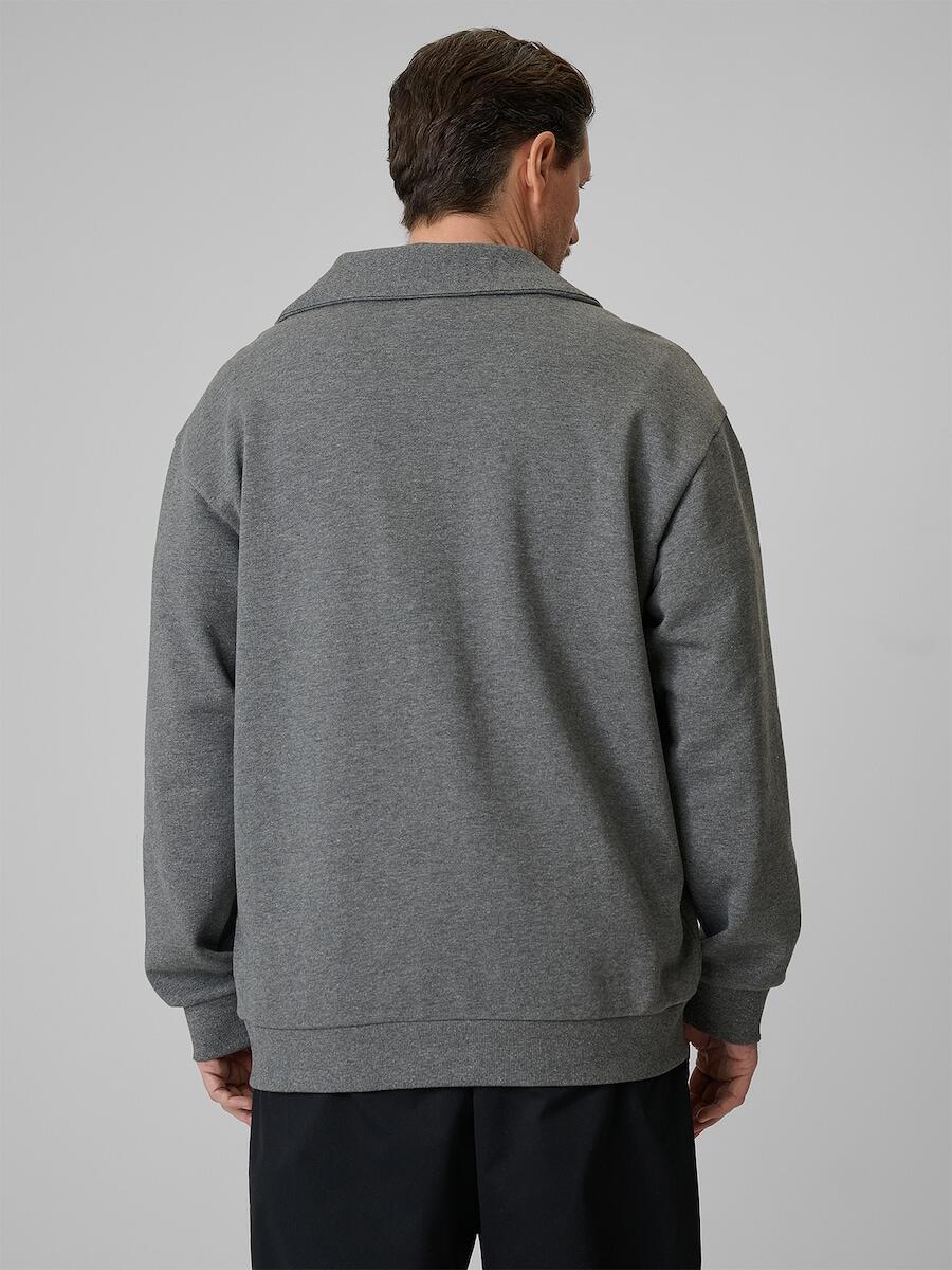 Bluza dresowa regular bez kaptura męska 4F 4FRSS26TSWSM2794 2/6