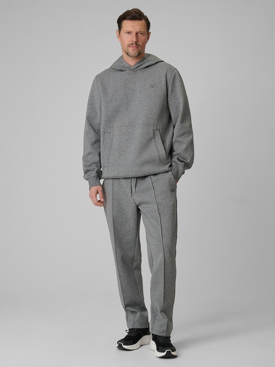 Bluza dresowa regular z kapturem męska 4F 4FRSS26TSWSM2793 4/7