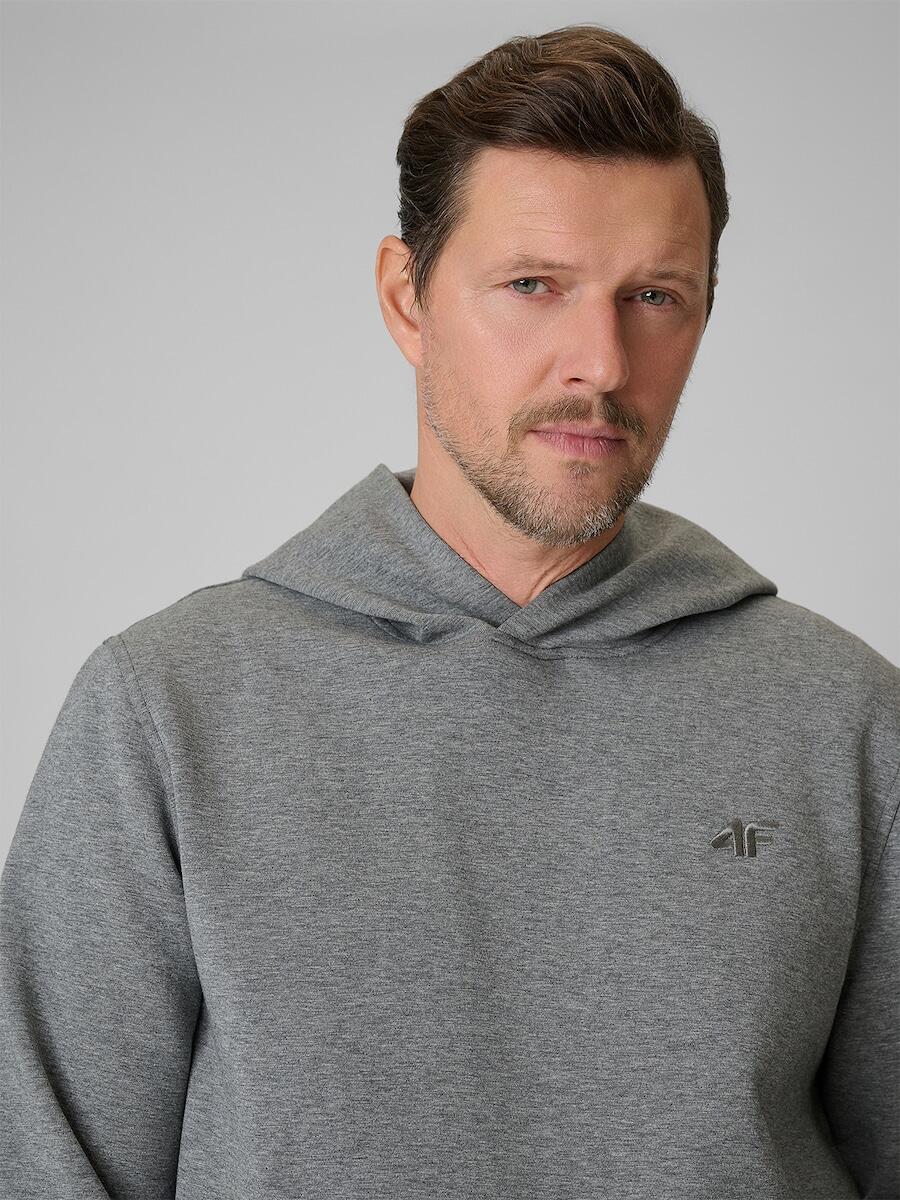 Bluza dresowa regular z kapturem męska 4F 4FRSS26TSWSM2793 6/7