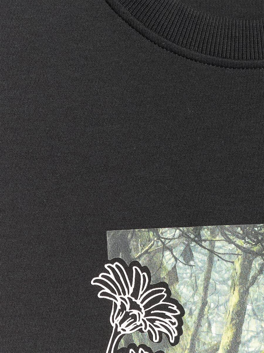 T-shirt loose z nadrukiem damski 4F 4FRSS26TTSHF3706 6/6
