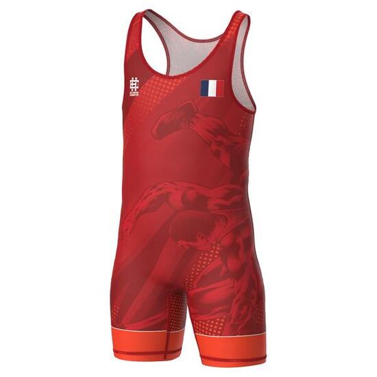 Maillot de lutte pour enfant EXTREME HOBBY ÉQUIPE DE FRANCE
