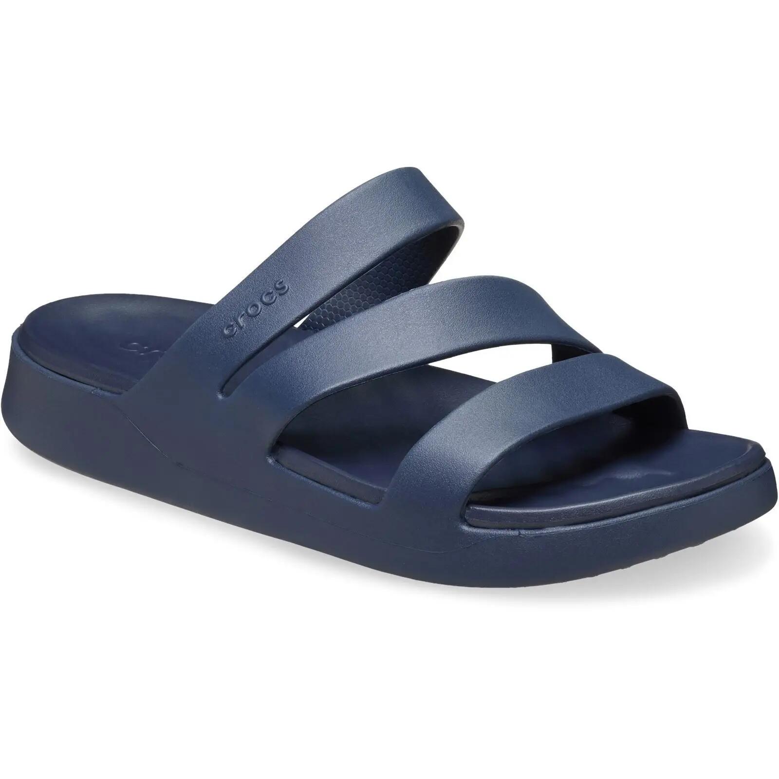 Crocs Getaway Strappy Thermoplastic Women's Navy Sandals 1/6