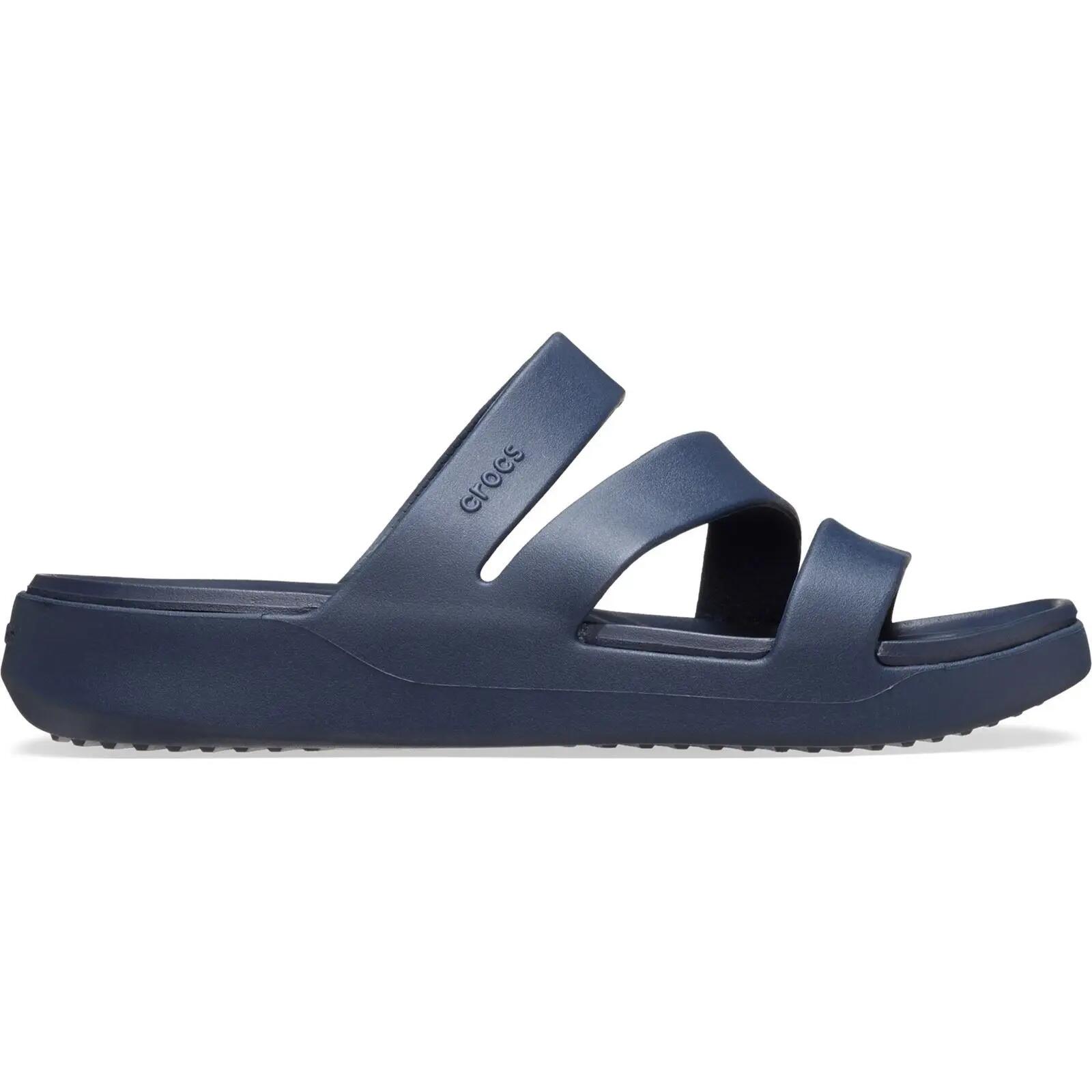 Crocs Getaway Strappy Thermoplastic Women's Navy Sandals 6/6